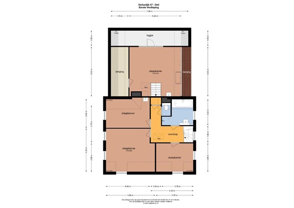 Floorplan - Deilsedijk 57, 4158 CE Deil